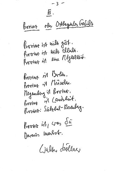 Provinz. Der andere Ort der Moderne