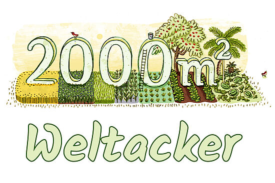 2000 m² Weltacker