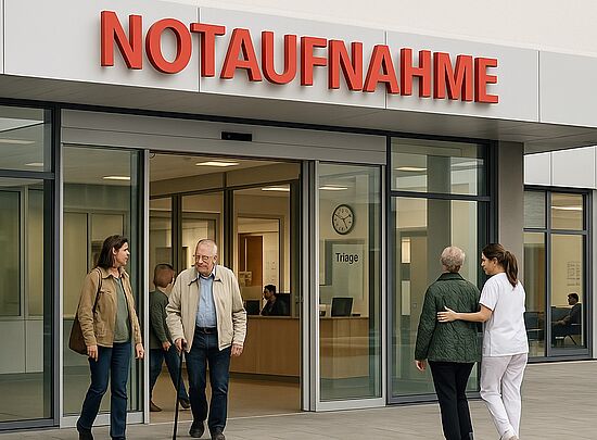 Wie funktioniert die Notaufnahme, wann sollte ich dort hin?