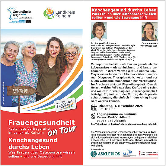 Knochengesund durchs Leben: Was Frauen über Osteoporose wissen sollten – und wie Bewegung hilft