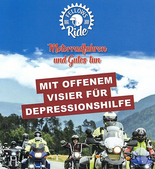 "Fellows Ride" 2025 - Mit offenem Visier für Depressionshilfe