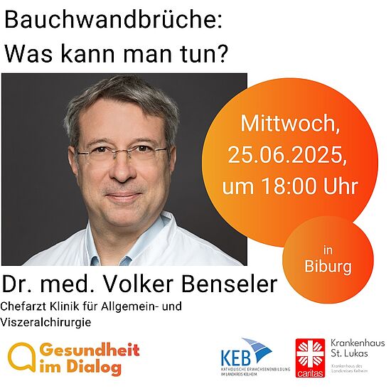 Bauchwandbrüche: Was kann man tun?
