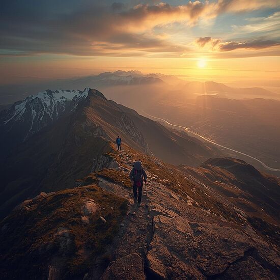 Alpenüberquerung - In 28 Tagen vom Marienplatz (München) zum Markusplatz (Venedig)