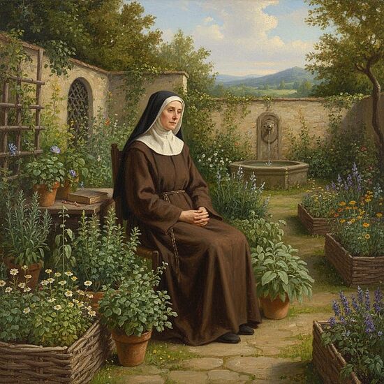 Hildegard von Bingen - 
Die erste deutsche Botanikerin und Ärztin