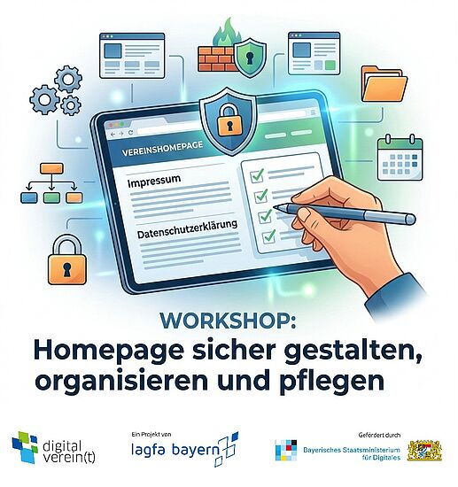 Homepage: sicher gestalten, organisieren und pflegen