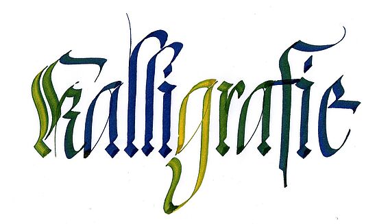 Kalligrafie - bewegte Formen