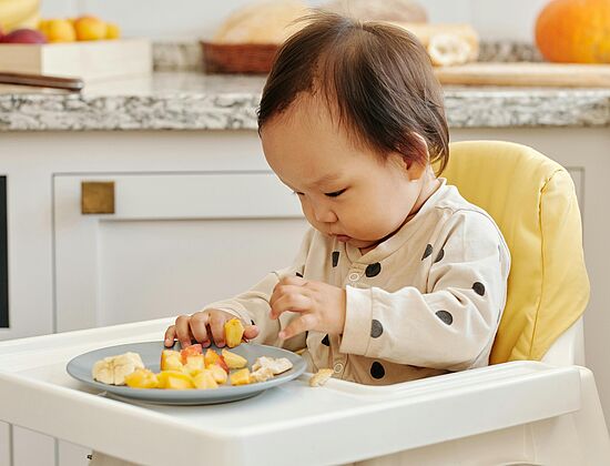 Die Kleinen wollen wie die Großen essen