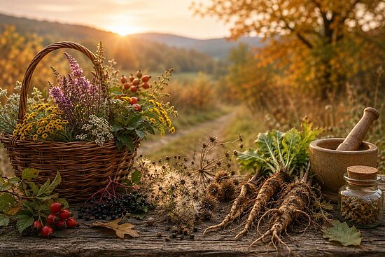 Gesund durchs Jahr mit Wild- und Heilpflanzen
- Monat Oktober
