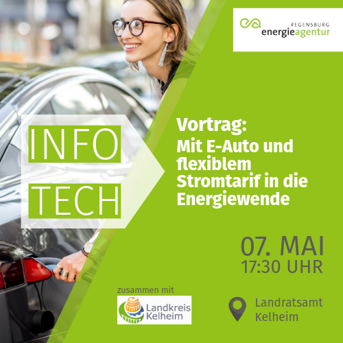 info-TECH: Mit E-Auto und flexiblem Stromtarif in die Energiewende